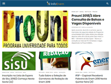 Tablet Screenshot of infoenem.com.br